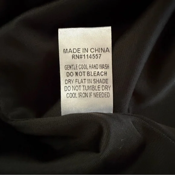 THML Black Geometric Smocked-Top Sleeveless Shift Dress Small - Picture 10 of 10